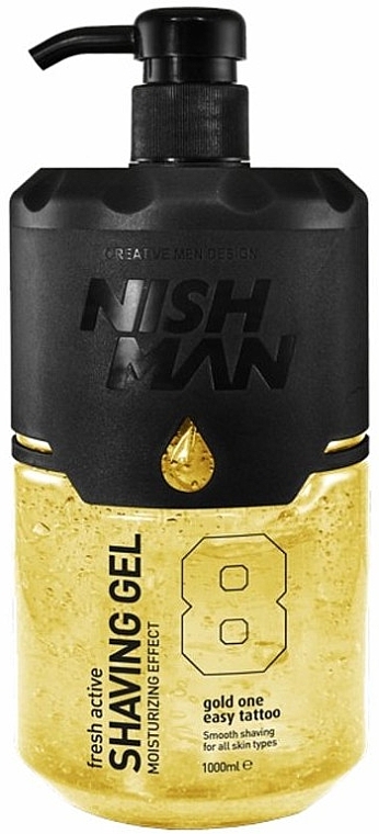 Shaving Gel - Nishman Shaving Gel No.8 Gold One — photo N2