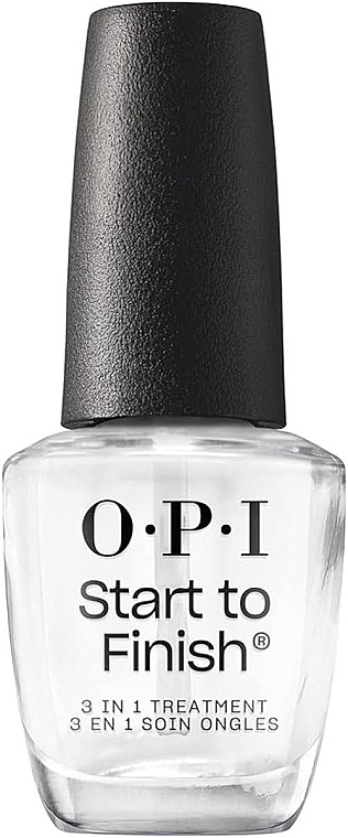 Multifunctional Nail Strengthening Treatment - OPI Start To Finish 3-In-1 Treatment — photo N1