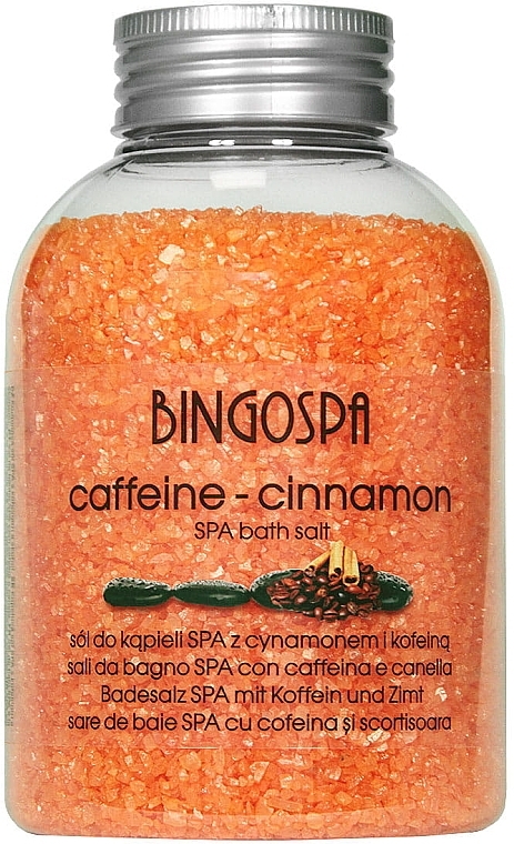 Anti-Cellulite Bath Salt with Cinnamon Extract and Caffeine - BingoSpa — photo N1
