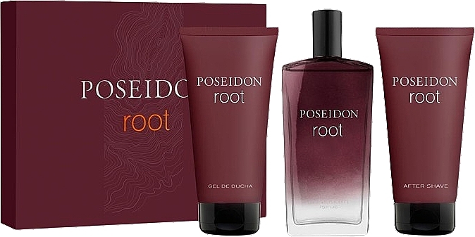 Instituto Espanol Poseidon Root - Set (edt/100 ml + sh/gel/100 ml + ash/lot/100 ml) — photo N1