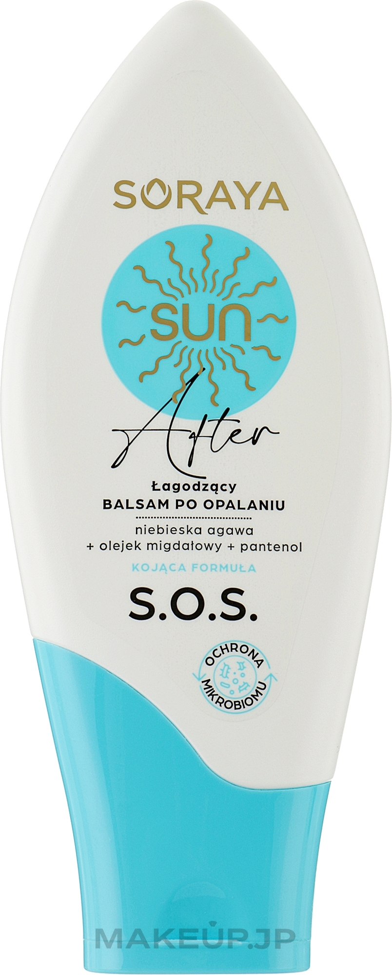 Soothing After Sun Balm with Blue Agave, Almond Oil & Panthenol - Soraya SOS After Sun — photo 125 ml