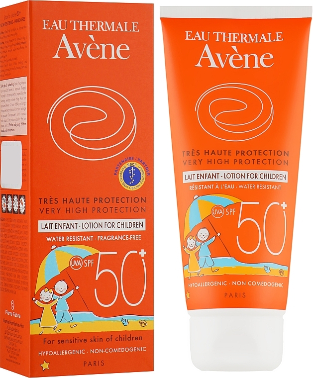 Sun Lotion for Kids Sensitive Skin - Avene Lotion Children SPF50+ — photo N1