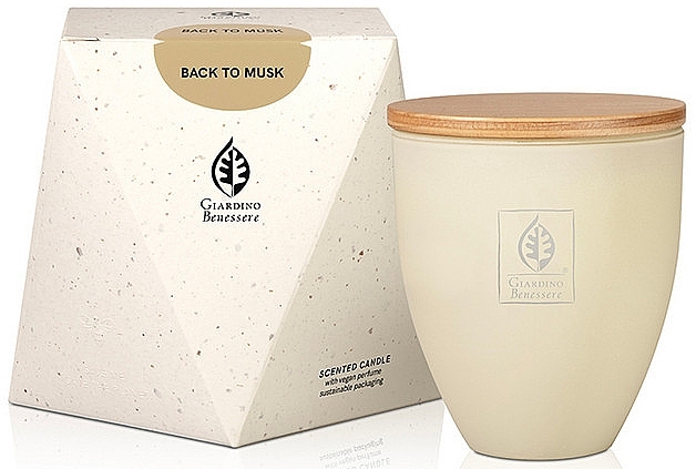 Giardino Benessere Back to Musk - Perfumed Candle in Glass — photo N2