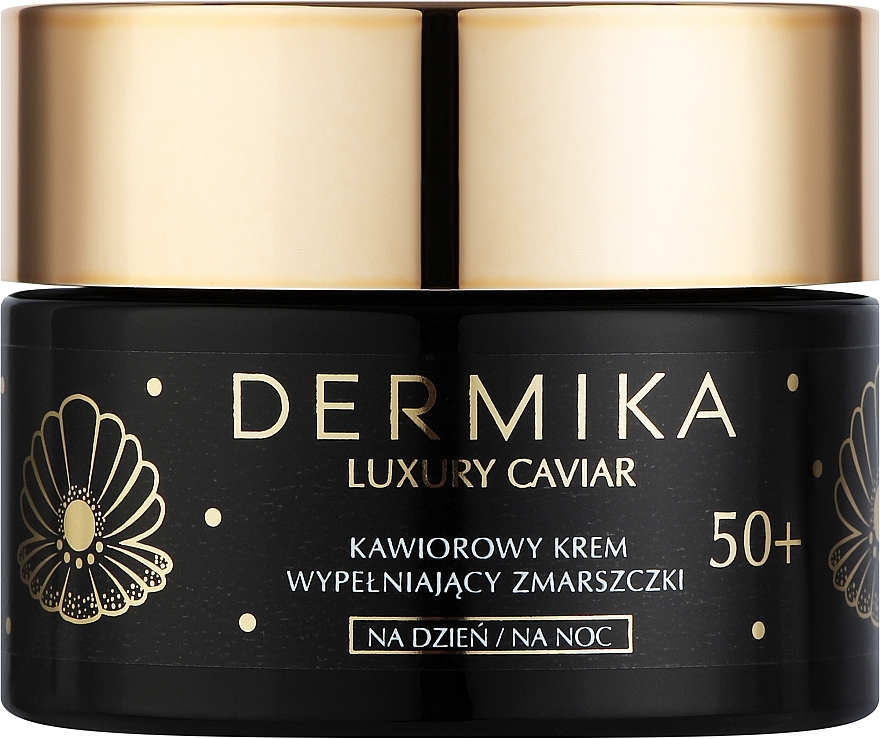 Wrinkle Filling Cream - Dermika Luxury Caviar Cream Filling Wrinkles 50+ — photo N1