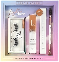 Lola's Lashes Cleo Hybrid Magnetic Eyelash Kit (eyeliner/3ml + remover/2.5ml + eyelashes/2pcs + brush) - Set — photo N1