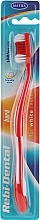 Fragrances, Perfumes, Cosmetics Toothbrush Rebi-Dental M43, Hard Bristles, red - Mattes