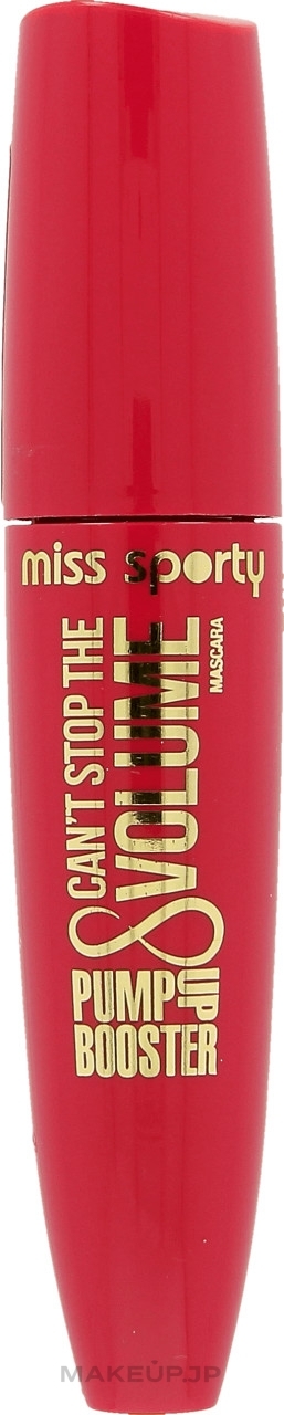 Volumizing Lash Mascara - Miss Sporty Can't Stop The Volume Pump Up Booster — photo Black