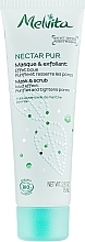 Fragrances, Perfumes, Cosmetics Face Mask-Scrub - Melvita Nectar Pur Mask & Scrub Mud Effect