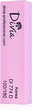 Fragrances, Perfumes, Cosmetics 4-Sided Nail Buffer 100/180, pink - Divia