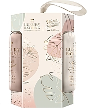 Fragrances, Perfumes, Cosmetics Set - Grace Cole The Luxury Bathing Warm Vanilla Set (sh/gel/100ml + b/lot/100ml + sponge)