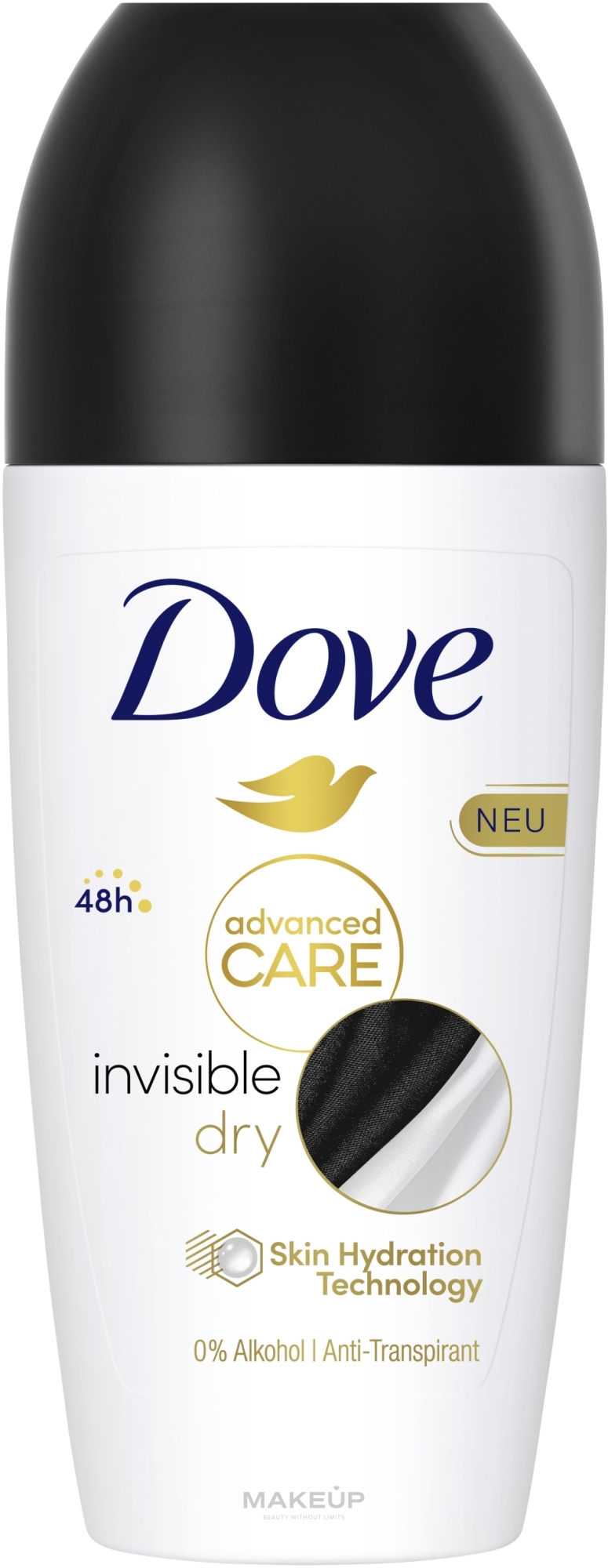 Roll-on Antiperspirant "Invisible" - Dove Invisible dry 48H — photo 50 ml