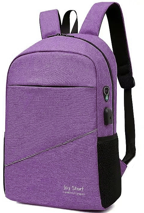 Multifunctional backpack - YMM BP-10, 29x45x14 cm, purple — photo N1