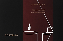 Fragrances, Perfumes, Cosmetics Set - Sorvella Perfume Home Fragrance Red Baccarat (aroma diffuser/120ml + candle/170g)