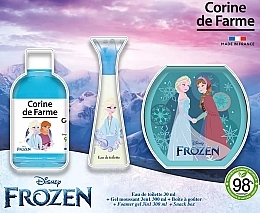 Fragrances, Perfumes, Cosmetics Corine De Farme Frozen - Set (edt/30ml + sh/gel/300ml + acc/1pc)	