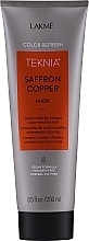 Color Refresh Copper Mask - Lakme Teknia Color Refresh Saffron Copper Mask — photo N1