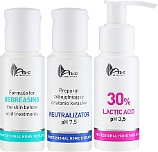 Lactic Acid Set - AVA Professional Home Therapy (lot/50ml + neutr/50ml + peeling/50ml) — photo N2