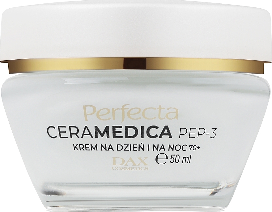 Day & Night Anti-Wrinkle Cream 70+ - Perfecta Ceramedica Pep-3 Face Cream 70+ — photo N1