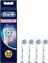 Fragrances, Perfumes, Cosmetics Ultra-Thin Toothbrush Heads, 4 pieces - Oral-B EB60 Sensi UltraThin Extra 3+1