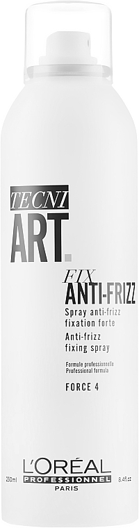 Anti-Frizz Hold Spray - L'Oreal Professionnel Tecni.art Fix Anti-Frizz Force 4 Strong-Hold — photo N3