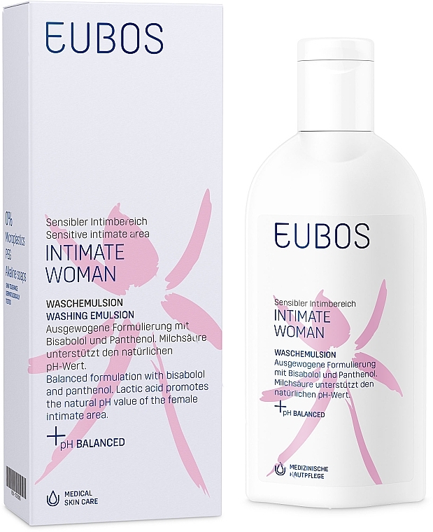 Intimate Wash Emulsion for Sensitive Areas - Eubos Med Intimate Woman Washing Emulsion — photo N1