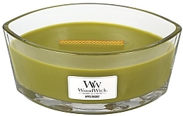 Fragrances, Perfumes, Cosmetics Scented Candle in Glass - WoodWick Hearthwick Flame Ellipse Candle Apple Basket 