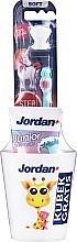 Fragrances, Perfumes, Cosmetics Set "Rabbit" - Jordan Junior (toothpaste/50ml + toothbrush/1pc + cup)