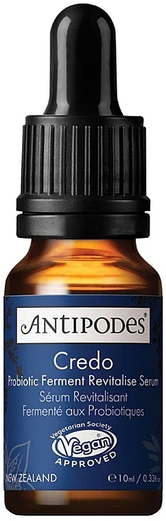 Revitalizing Face Serum with Probiotics - Antipodes Credo Probiotic Ferment Revitalise Serum (mini size) — photo N2