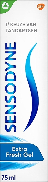 Gel Toothpaste for Sensitive Teeth - Sensodyne Extra Fresh Gel — photo N2