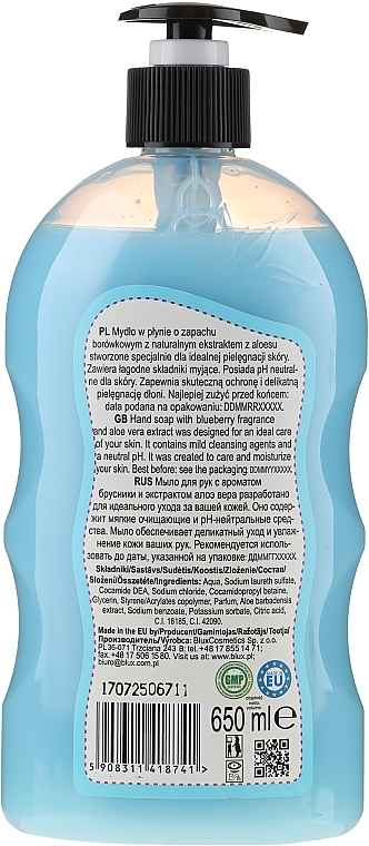 Baby Hand Soap "Blueberry & Aloe Vera" - Naturaphy Blueberry & Aloe Vera Hand Soap — photo N13