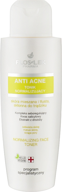 Sebum Control Tonic - Floslek Anti-Acne Tonic — photo N1