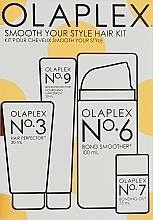 Fragrances, Perfumes, Cosmetics Bundle - Olaplex Smooth Your Style Hair Kit (h/elixir/30 ml + h/ser/20 ml + h/cr/100 ml + h/oil/7.5 ml)
