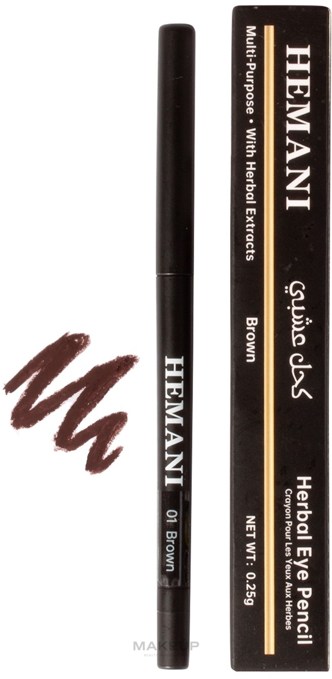 Eyeliner - Hemani Herbal Eye Pencil — photo 01 - Brown