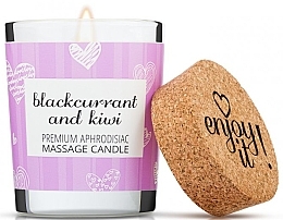 Fragrances, Perfumes, Cosmetics Massage Candle "Black Currant & Kiwi" - Magnetifico Enjoy it! Massage Candle Blackcurrant & Kiwi