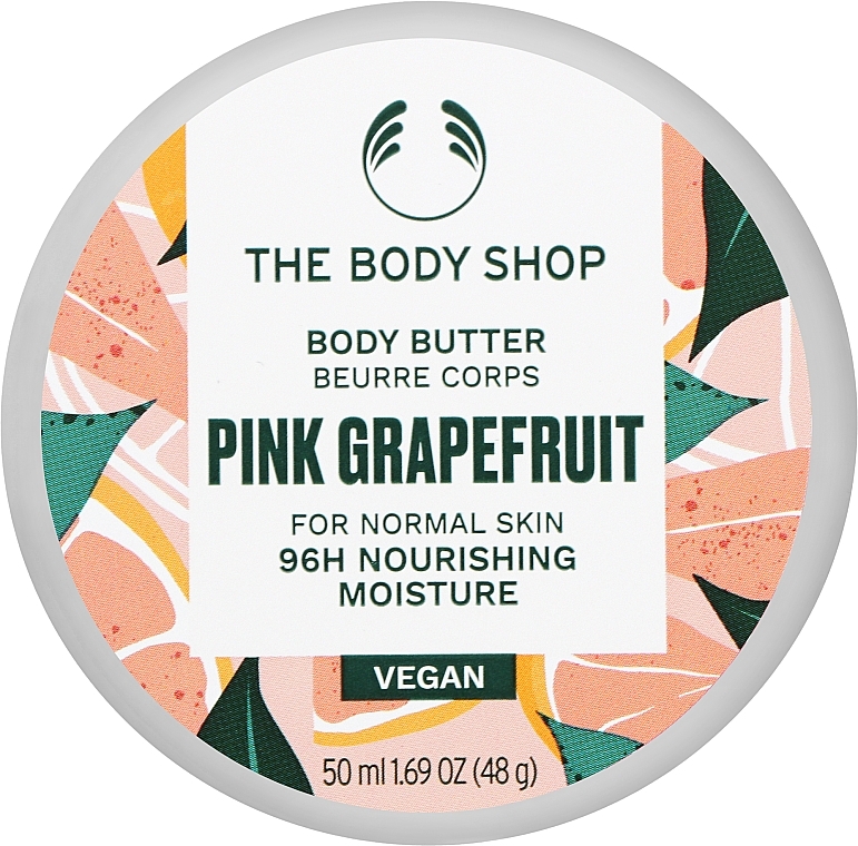 Body Butter - The Body Shop Pink Grapefruit 96H Nourishing Moisture Body Butter — photo N3