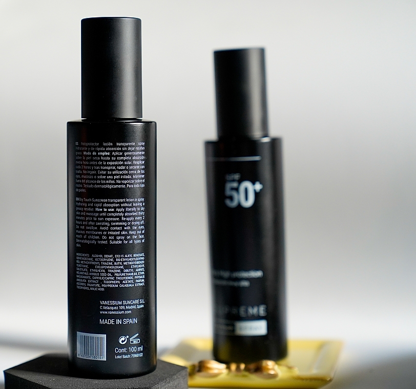 Facial Sunscreen Spray SPF50+ - Vanessium Supreme SPF50+ — photo N9