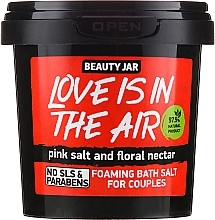 Fragrances, Perfumes, Cosmetics Foaming Bath Salt "Love is in the Air" - Beauty Jar Foaming Bath Salt