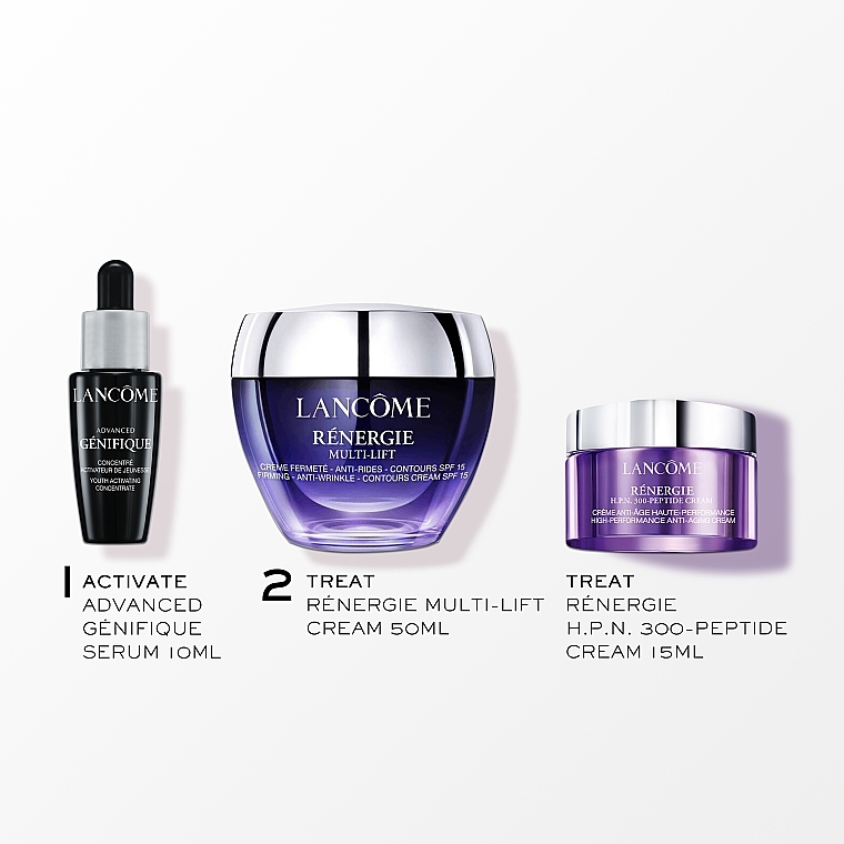 Face Care Kit - Lancome (conc/10ml + cr/50ml + cr/15ml) — photo N2