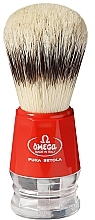 Fragrances, Perfumes, Cosmetics Shaving Brush, 10218, red - Omega