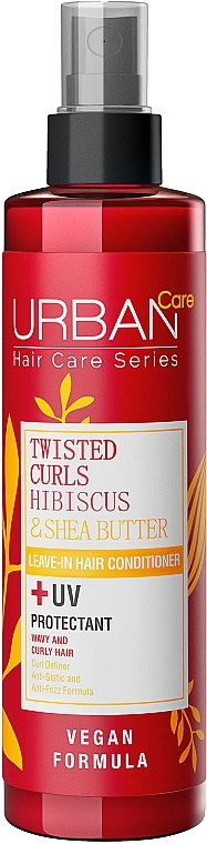 Two-Phase Conditioner with Hibiscus & Shea Butter - Urban Pure Twisted Curls Hibiscus & Shea Butter Leave In Conditioner — photo N1
