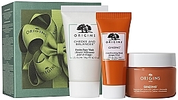 Fragrances, Perfumes, Cosmetics Face Care Set - Origins Black Friday Set (f/wash/30ml + cr/30ml + mask/15ml)