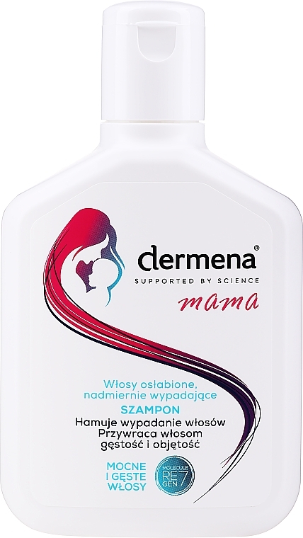Anti Severe Loss Strengthening Shampoo for Weak Hair - Dermena Mama Shampoo — photo N4