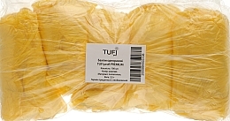 Disposable Shoe Covers, 3.5 g yellow, 100 pcs - Tuffi Proffi Premium — photo N1
