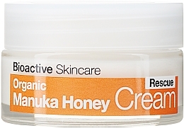 Fragrances, Perfumes, Cosmetics Face Cream "Manuka Honey" - Dr. Organic Manuka Honey Rescue Cream