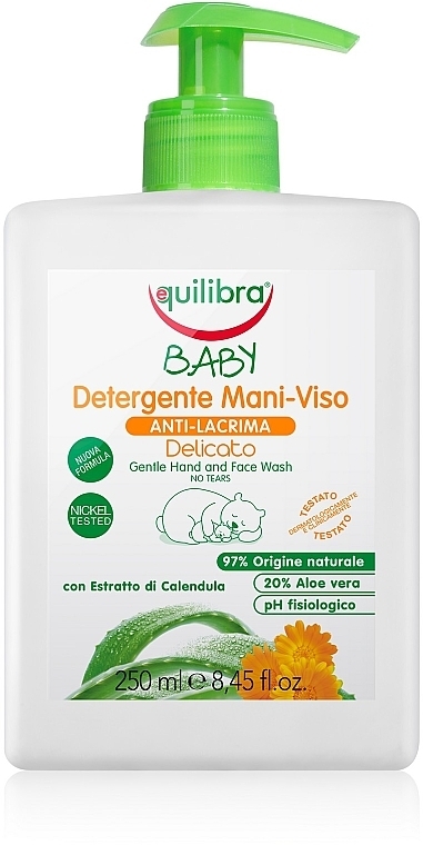 Baby No Tears Face & Hand Delicate Soap - Equilibra  — photo N1