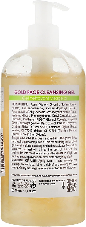 Bio-Gold Face Cleansing Gel for All Skin Types - Biotonale Gold Face Cleansing Gel With Gold — photo N6