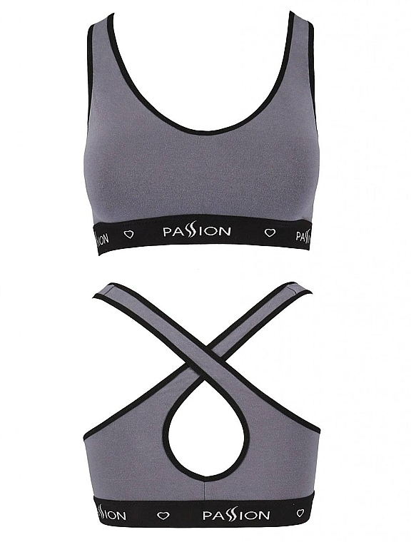 Wireless Cotton Top, dark grey - Passion — photo N3