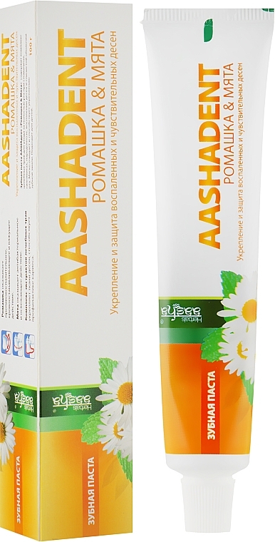 Chamomile & Mint Toothpaste - Aasha Dent  — photo N1