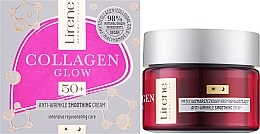 Smoothing Anti-Wrinkle Face Cream 50+ - Lirene Collagen Glow Anti-Wrinkle Smoothing Cream — photo N2