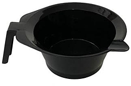 Fragrances, Perfumes, Cosmetics Coloring Bowl with Handle, 260 ml, black - Ronney Professional Tinting Bowl With Rubber RA 00168