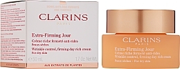 Day Face Cream - Clarins Extra-Firming Day Rich Cream For Dry Skin — photo N1